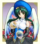  green_hair imageboard_colors jochuu-san lowres oekaki original outside_border solo yagisaka_seto 