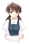  harmonia long_sleeves maid mori_sonou solo suzumiya_haruhi_no_yuuutsu twintails 