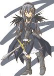  long_sleeves rozen_maiden solo suigintou sword weapon zero_point 