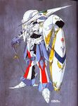 five_star_stories led_mirage led_mirage_babirons mecha mortar_headd no_humans scan shield sword weapon 