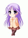  animated animated_gif chibi happiness! kakesu long_sleeves lowres male_focus otoko_no_ko pantyhose purple_eyes purple_hair solo watarase_jun 