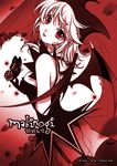  bat_wings bug butterfly demon_girl insect mabinogi monochrome red shirahane_nao solo succubus succubus_(mabinogi) wings 