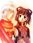  1girl bangs couple freyjadour_falenas gensou_suikoden gensou_suikoden_v hetero lyon sakai_koushirou 