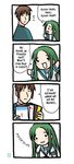  1girl 4koma :3 churuya comic eretto kita_high_school_uniform kyon long_sleeves nyoro~n school_uniform suzumiya_haruhi_no_yuuutsu translated 