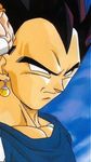  angry black_eyes black_hair cloud cropped dragon_ball dragon_ball_z earrings eyebrows from_side jewelry looking_afar lowres male_focus muscle official_art outdoors potara_earrings sky solo spiked_hair thick_eyebrows upper_body vegeta widow's_peak 