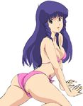  ass bikini green_eyes highres lynn_minmay macross solo swimsuit tsukiyo_no_ribbon 