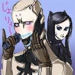  1girl artist_request ergo_proxy eyeshadow iggy lowres makeup re-l_mayer 