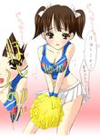  breasts cheerleader large_breasts original pom_poms setins solo twintails 