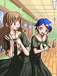  hair_ornament hairpin maria-sama_ga_miteru multiple_girls oekaki school_uniform shirono toudou_shimako yamaguchi_mami 