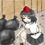  artist_request hat looking_at_viewer lowres scavenger shameimaru_aya solo tokin_hat touhou 