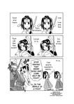  armor battle bow_(weapon) brothers comic doriy greyscale guraa hakama hard_translated headband japanese_clothes karaoke meme microphone monochrome multiple_boys music oboro_(utawareru_mono) siblings singing sword toshibou_(satsukisou) translated twins utawareru_mono weapon 