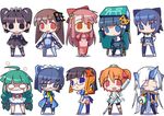  6+girls 98-tan artist_request chibi glasses green_hair homeko long_sleeves lowres me-tan multiple_girls os-tan thighhighs windows xp-tan xp_home-tan xppro 