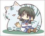  ainu_clothes animal_ears artist_request aruruw dog_ears long_sleeves lowres mukkuru solo utawareru_mono 