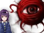  backbeard bad_id bad_pixiv_id bored eyes gegege_no_kitarou goichi hairband heart komeiji_satori purple_hair short_hair solo touhou 