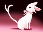  cute espeon no_humans pink pokemon ribbon solo 