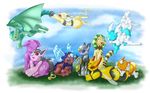 crystal eevee evolution fake highres pokemon wings 