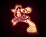  abs barefoot hat male_focus monkey_d_luffy one_piece solo straw_hat 