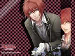  blue_eyes flower gloves male_focus red_hair solo will_(will_o_wisp) will_o'_wisp_(game) 