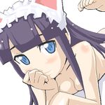  animal_ears barefoot breasts cat_ears feet hazuki_(tsukuyomi) lowres nude oekaki solo toes tsukuyomi_moonphase watarabe_keiichi 