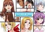  6+girls ayane_(doa) blonde_hair blue_panties bra breasts christie_(doa) dark_skin dead_or_alive helena_douglas hitomi_(doa) kasumi_(doa) lei_fang lingerie lisa_hamilton long_hair medium_breasts multiple_girls panties rudoni tina_armstrong underwear very_dark_skin white_bra zack_(doa) 