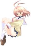  antenna_hair arata_toshihira bangs clannad furukawa_nagisa hikarizaka_private_high_school_uniform long_sleeves school_uniform solo 