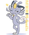  alolan_meowth coy domestic_cat fangs felid feline felis mammal meowth nintendo paws pc-doodle pok&eacute;mon pok&eacute;mon_(species) regional_variant video_games 