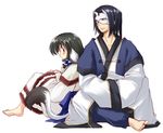  1girl animal_ears barefoot dog_ears eruruw feet hakuoro layered_sleeves long_sleeves pikachi utawareru_mono 