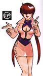  artist_request hair_over_eyes long_sleeves lowres shermie snk solo the_king_of_fighters 