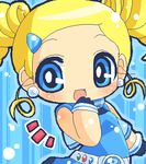  chibi goutokuji_miyako hahifuhe lowres oekaki powerpuff_girls_z rolling_bubbles solo 