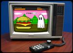  fighting_game food ghost hamburger homestar_runner no_humans sbemail video_game 