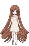  animated animated_gif bangs kikujin long_hair lowres rozen_maiden solo suiseiseki very_long_hair 