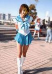  bishoujo_senshi_sailor_moon blue_sailor_collar blue_skirt boots cosplay magical_girl mizuno_ami no_choker pantyhose photo sailor_collar sailor_mercury sailor_mercury_(cosplay) sailor_senshi_uniform skirt solo 