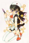  copyright_request crossdressing dr_ten garter_belt male_focus nurse otoko_no_ko solo thighhighs 