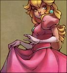  blonde_hair dress gown loish long_hair mario_(series) md5_mismatch pink_dress princess princess_peach resized solo super_mario_bros. upscaled 