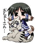  ainu_clothes animal_ears aruruw celebi_ryousangata dog_ears long_sleeves lowres mukkuru solo utawareru_mono 