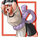  artist_request cum facial naruto naruto_(series) red_hair solo tayuya 