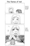  4koma artist_request comic furude_rika greyscale higurashi_no_naku_koro_ni monochrome multiple_girls takano_miyo translated 