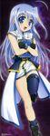  artist_request book_of_the_azure_sky duplicate hair_ornament highres lyrical_nanoha mahou_shoujo_lyrical_nanoha mahou_shoujo_lyrical_nanoha_a's mahou_shoujo_lyrical_nanoha_strikers reinforce_zwei solo thighhighs x_hair_ornament 