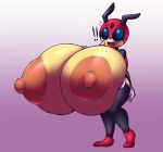  2019 4_arms anthro arthropod big_breasts breast_expansion breasts elfdrago female huge_breasts hyper hyper_breasts insect ledian multi_arm multi_limb multiarm multilimb nintendo patsy_bennett pok&eacute;mon pok&eacute;mon_(species) pok&eacute;morph slightly_chubby solo standing surprise thick_thighs video_games 