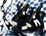  black_rock_shooter cosplay crossover hatsune_miku kagamine_len vocaloid 