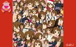  animal_ears catgirl christmas guitar hirasawa_yui k-on! seifuku 