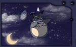  ghibli moon my_neighbor_totoro tonari_no_totoro totoro 