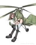  aircraft flettner_fl282 helicopter mecha mecha_musume military nano original panties solo underwear world_war_ii 