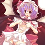  bat_wings lowres panties remilia_scarlet rikudou_inuhiko solo thighhighs touhou underwear white_legwear white_panties wings 