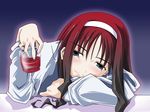  bad_id bad_pixiv_id blood duplicate kyoko_nagase long_sleeves red_hair solo toono_akiha tsukihime 