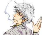  akagi akagi_shigeru artist_request bangs long_sleeves lowres male_focus solo 