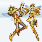  1girl aidia armor eternal_chaos fairy green_skin lowres mmo pointy_ears wings 