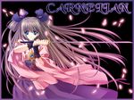  carnelian hakama japanese_clothes long_sleeves miko purple_hakama push!! solo sword weapon 