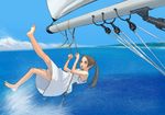  artist_request barefoot copyright_request dress rope sailing solo swing twintails water 