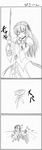  comic greyscale highres monochrome nanami_natsuki parody rozen_maiden silent_comic suigintou sword the_legend_of_zelda weapon 
